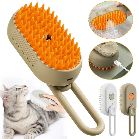 Premium 3-in-1 Cat Grooming & Relaxation System